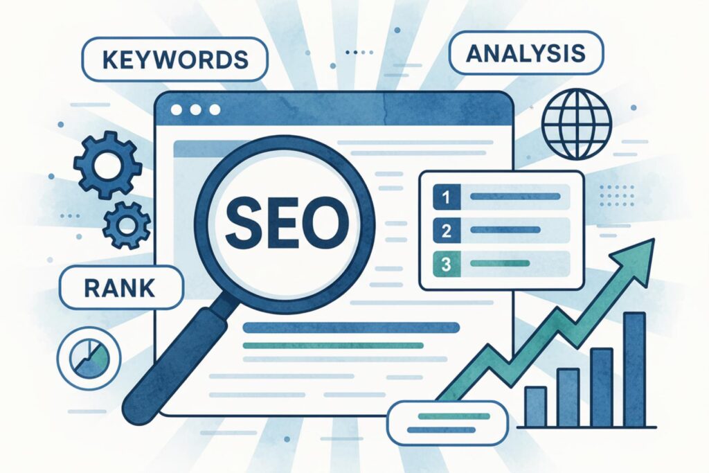 Keyword research for search engine optimization